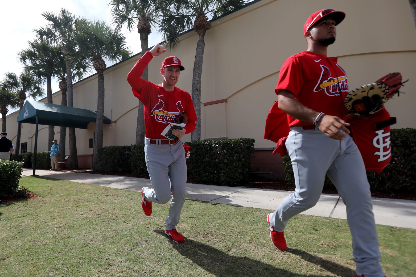 First official workout of Cardinals spring training
